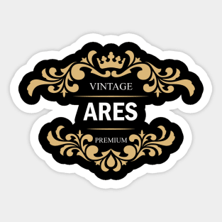 Ares Name Sticker